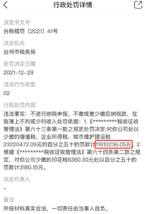 古茗因偷逃稅被罰1161萬